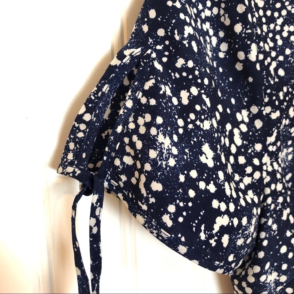 NWT OLIVE & OAK Navy Blue Dress - Picture 4 of 8